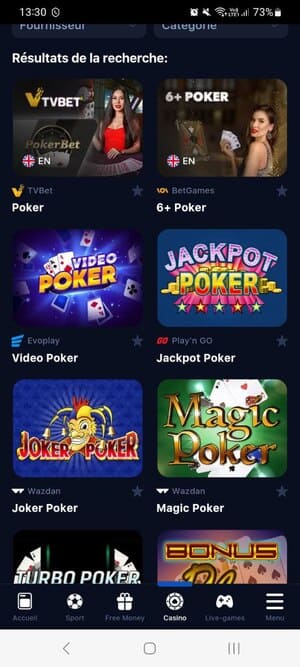 Poker en Ligne