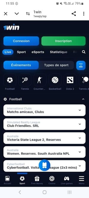 Fonctionnalités Disponibles sur le Site Mobile